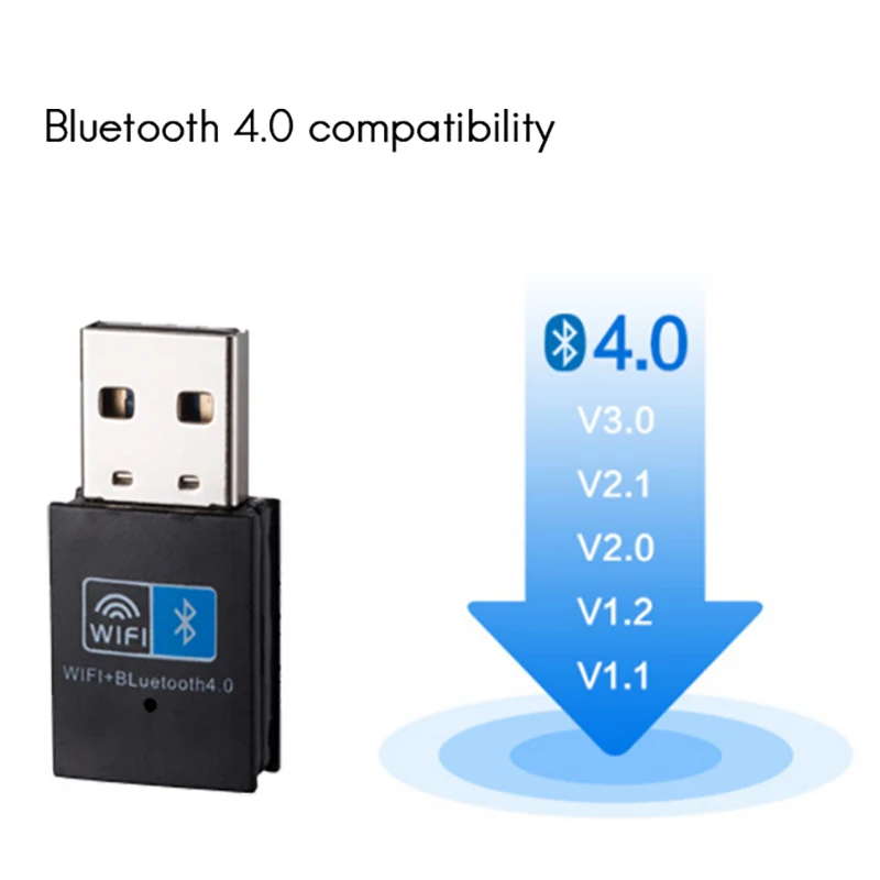 USB Wireless Network Card Bluetooth 4.0 2-In-1 Adapter/150M WIFI Receiver USB Bluetooth Wireless Network Card