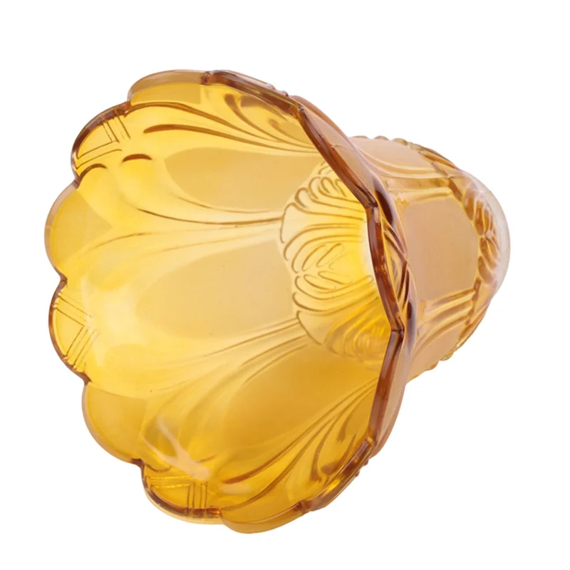 

ABUP-2X Потолочный вентилятор Люстра из матового и прозрачного стекла Замена абажура лампы