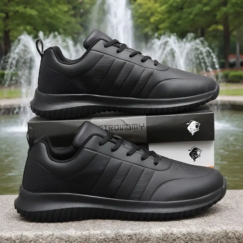 

Daily casual high quality simple atmosphere fashion casual shoes black non-slip couple sports shoes
