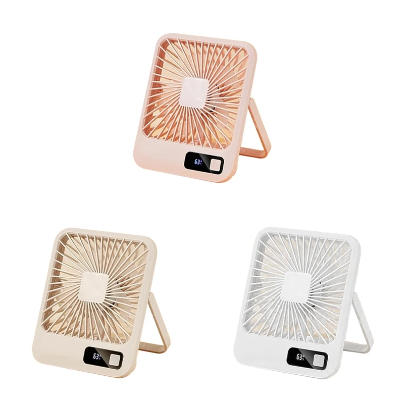 AB42-デスクトップ小型ファンマルチパワーオフィス薄型および充電モデル折りたたみ式ブラシレスポータブル