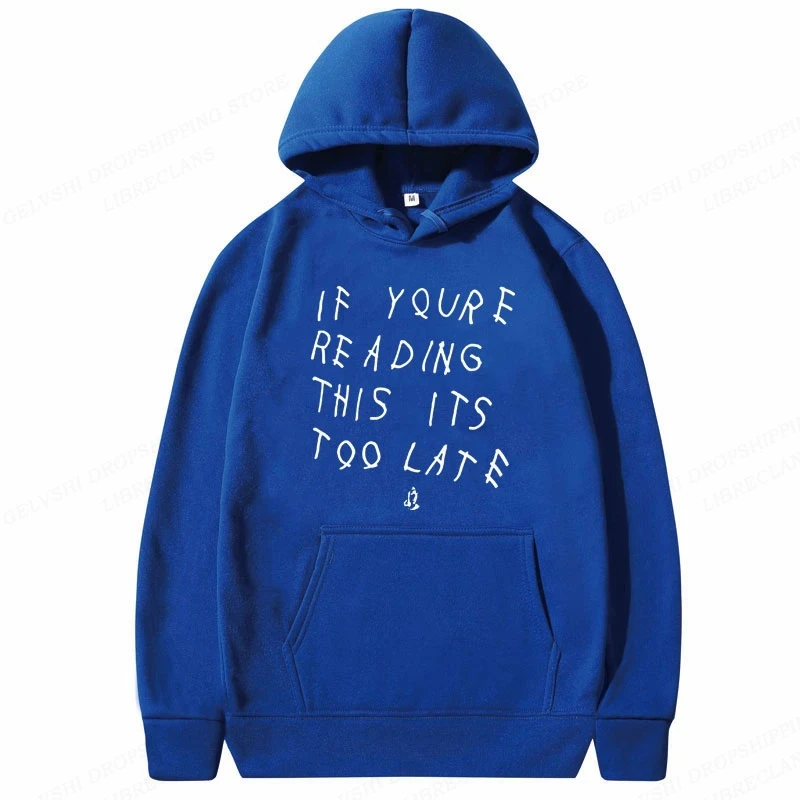 Men\'s Fashion Oversized Hooded Sweatshirts Gothic Pullovers Boy Coats Women Sweats Men\'s Clothes For Teens Rapper Drake Hoodie