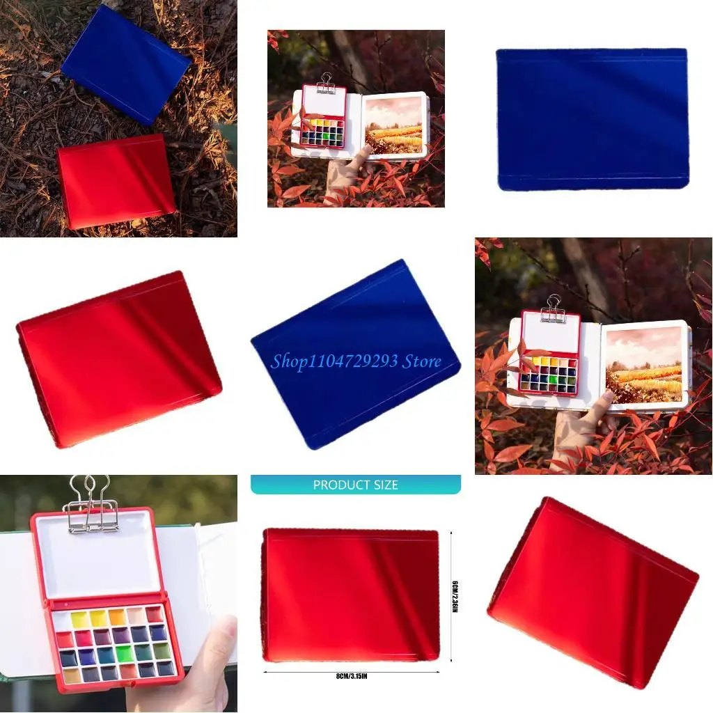 

Y2GD 24 Color Watercolor Paint Box Portable Travel Watercolor Painting Set