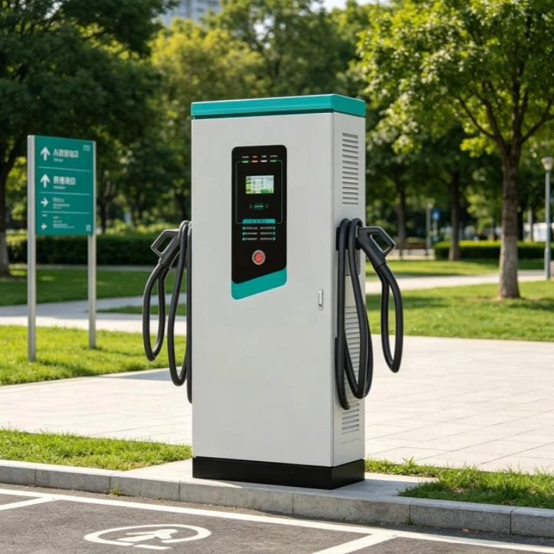 EV Charging Station 60kW 120kW 160kW DC Fast CCS2 OCPP Floor Mounted with Dual Gun for Commercial Use