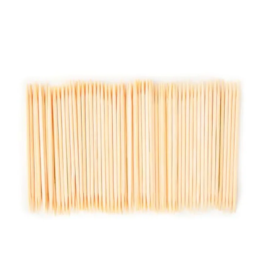 Palillos de Bambú para Limpieza Dental, Aperitivos, Aceitunas, Barbacoa, Frutas, Palillo de Madera de Doble Punta Contar