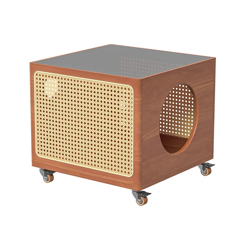 

Журнальный столик для домашних животных, общие мебель для домашних животных, будка для кошек, питомник из массива дерева, ротанг, напольные шкафы для спальни, съемный столик для кошек