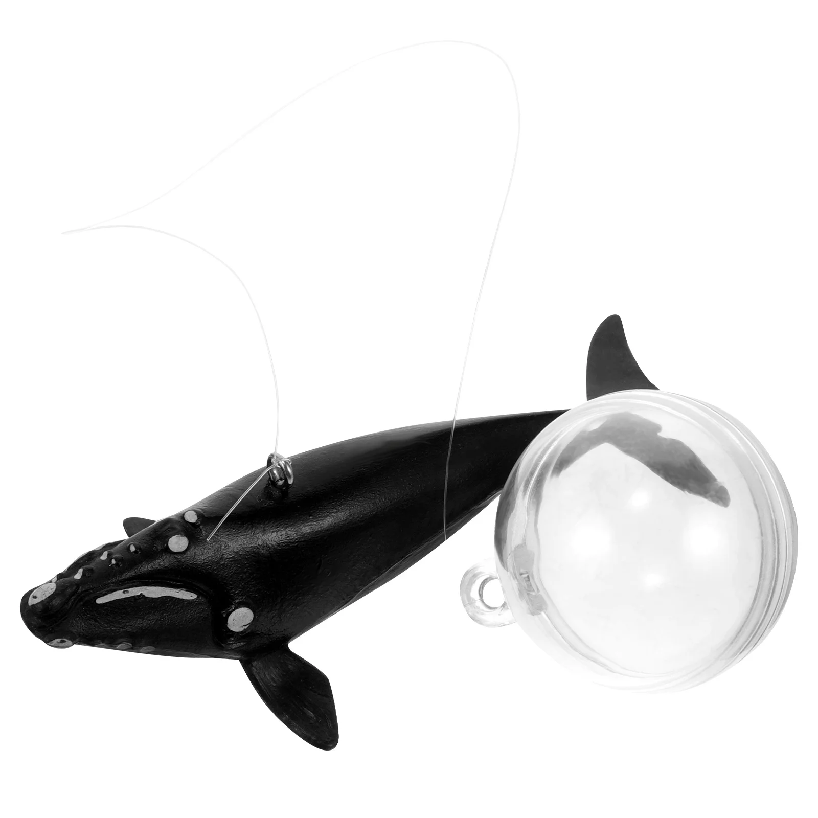 

2Sets Aquarium Floating Whale Decoration Sturdy PVC Nonfade Creative Design Perfect for Pond and Aquarium Layout Decorations