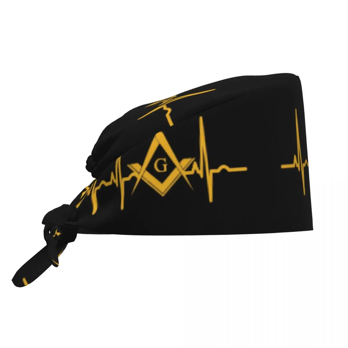 

Heartbeat Freemason Cleaning Working Cap Comfortable Unisex Masonic Mason Scrub Cap Surgicals Hat Nurse Scrubs Hat For Dentist
