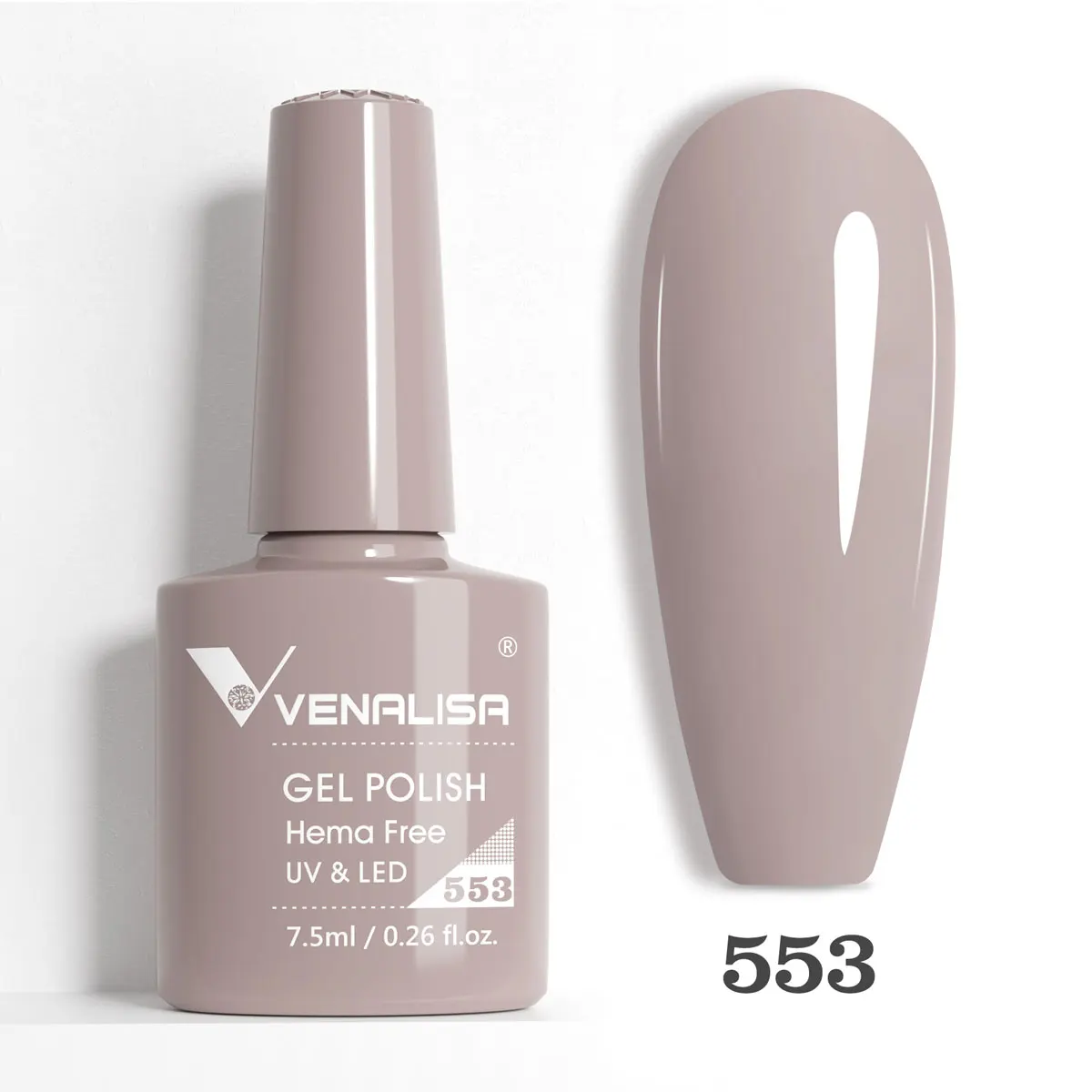 Venalisa HEMA TPO FREE Nagel-Gel-Nagellack, glitzernd, wunderschön, vollständige Abdeckung, Soak Off UV-LED, French Nail Jelly Pink Nude Collection