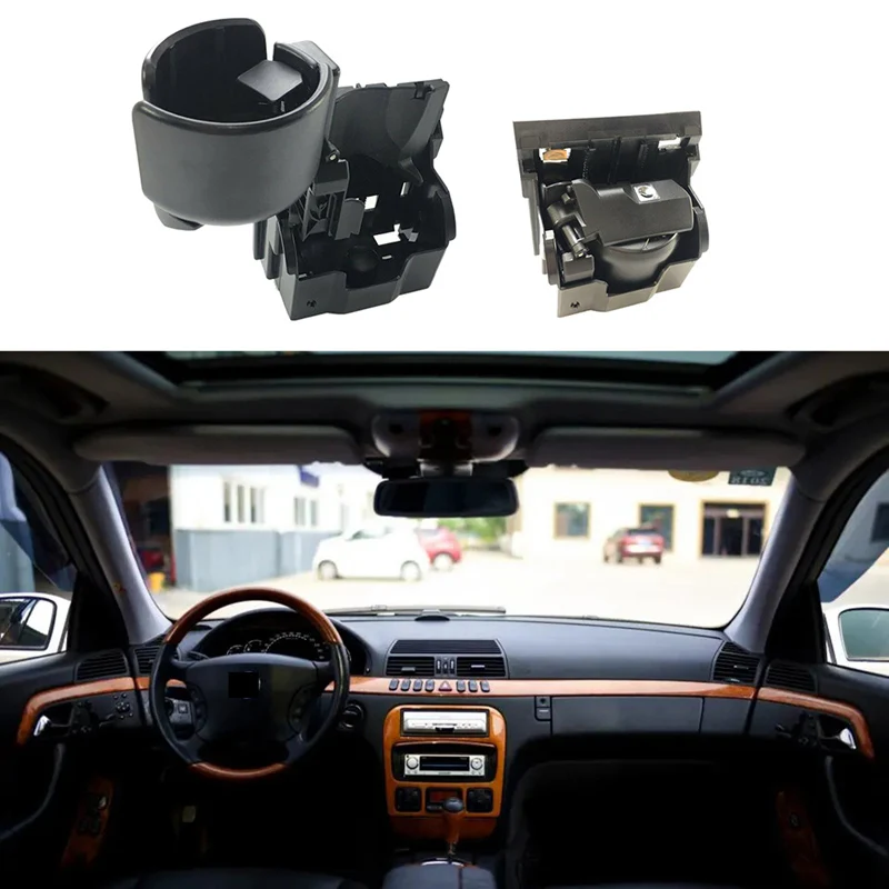 2206800014 Car Accessories Center Console Cup Holder For Mercedes Benz S-Class S500 S430 S600 S350 W220 1998~2005 W221 2005~2013