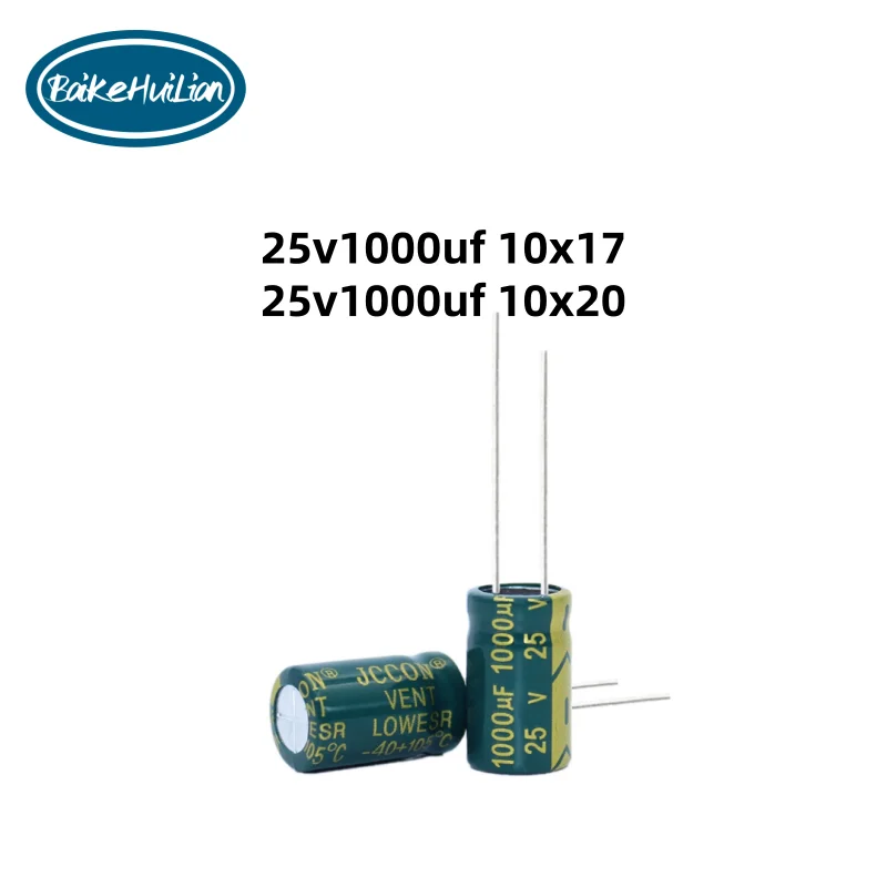 25v1000uf 25v power adapter high-frequency low resistance capacitor 10x17mm 10x20mm
