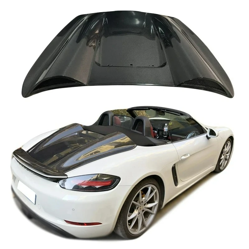 

Hot Selling for 718 982 981 Boxster Carbon Fiber Car Rear Trunk Lid Engine Hood Spoiler Kit