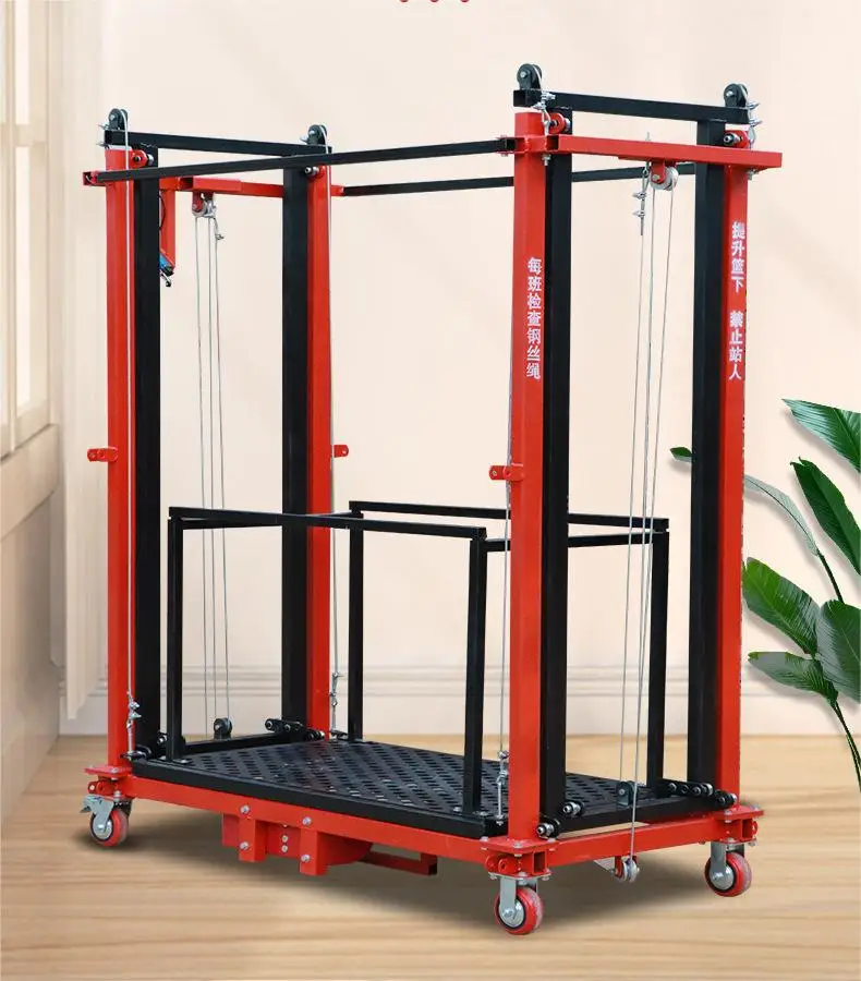 3m6m 300kg 500kg customization lift factory warehouse material handling material handling machine electric scaffolding