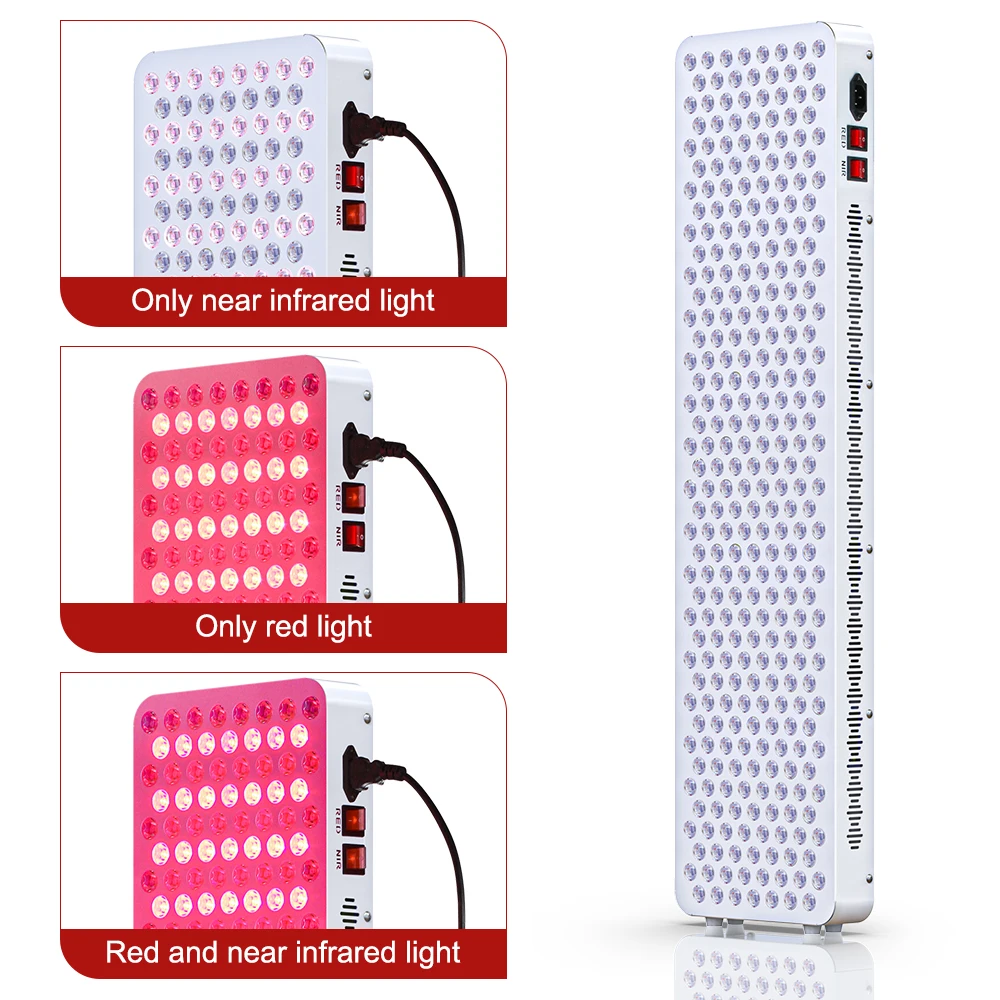 Infrared Therapy 1500W 660Nm 850Nm Red Light Therapy Panel With 300 Leds Clinical Grade for Beauty