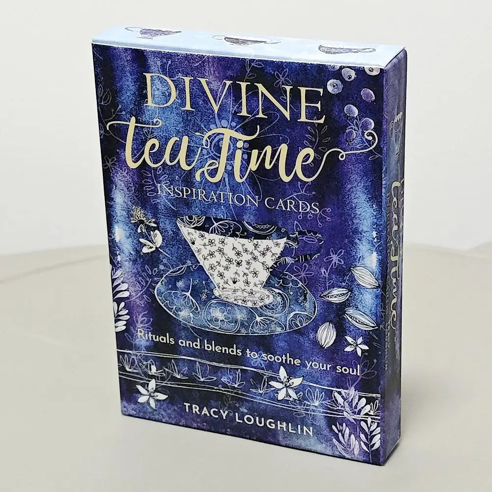 

Divine Tea Time Inspiration Cards 40 Pcs Cards Blend To Soothe Your Soul 10.4*7.3cm