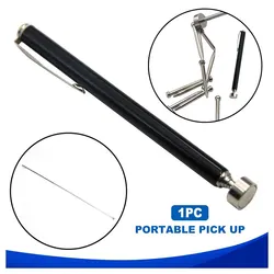 5 Pound Magnetic Retractable Pickup Black Suction Iron Rod Portable Multifunctional Extractor Pen Clip Automotive Repair Tools