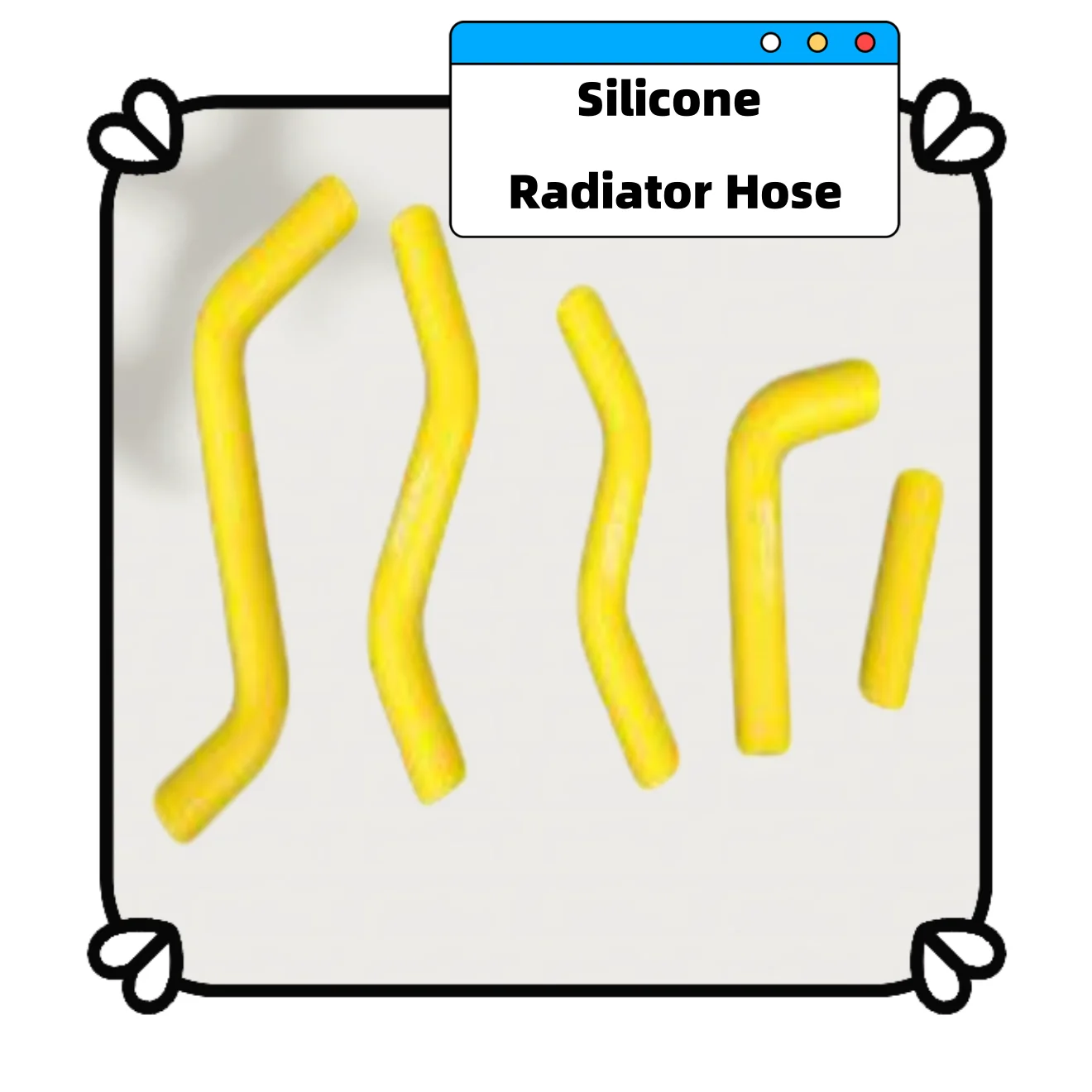 

Premium Yellow Silicone Radiator Hose For 2007-2009 Suzuki RMZ250 2007 2008 2009 High-quality after-sales service