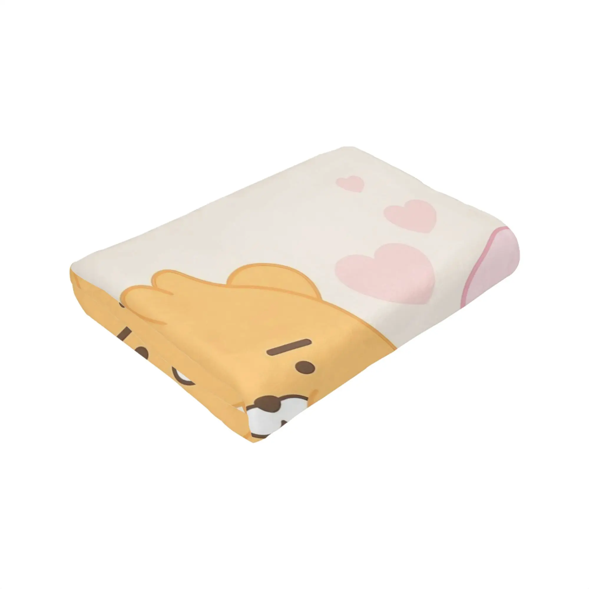 K-Kakaos Friends الكرتون الدببة ريان و Apeach رمي بطانية للأريكة غامض بطانية قطيفة متعددة الحجم المفرش لجميع المواسم