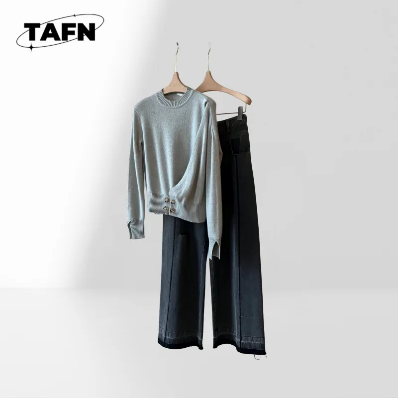 Ensemble de pantalons pour femmes à la mode – et vêtements décontractés Ensemble de pantalons de jogging taille haute pour femmes – Coupe confortable AJ1852