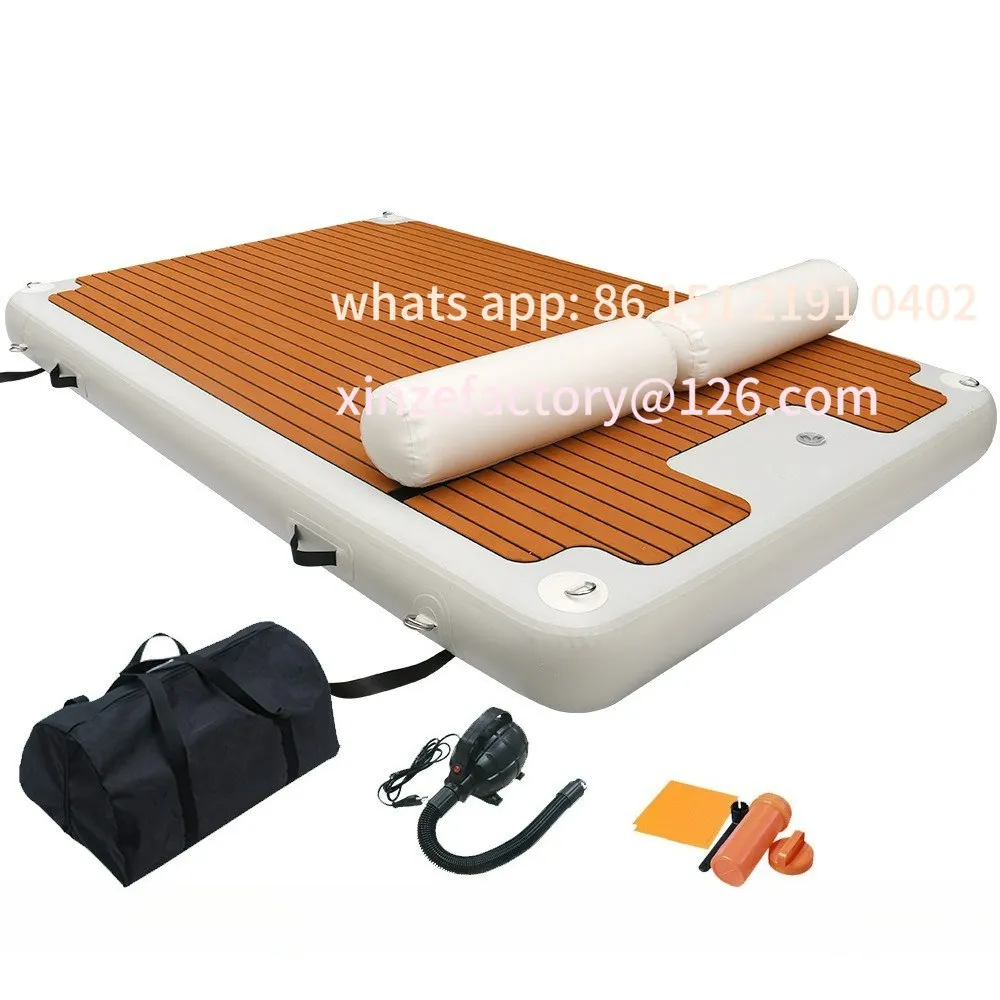 

Be suitable for water inflatable fishing floating platform customizable
