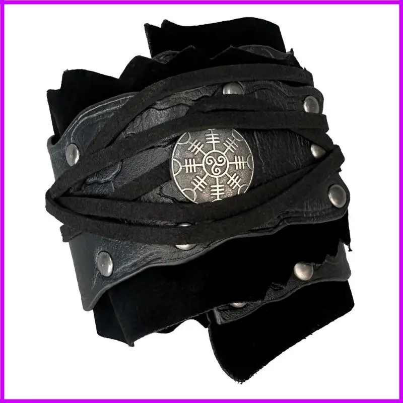 Men Antique Men Medieval Arm สำหรับ Halloween Party เครื่องแต่งกาย Arm Arm Guard Music Festival Armors Bracers