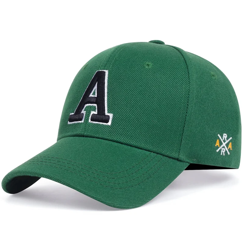 Unisex-Baseballmütze mit Buchstabenstickerei, Frühlings- und Herbst-Snapback-Mütze, verstellbare Freizeitmütze, Sonnenschutzmütze – Detail 7