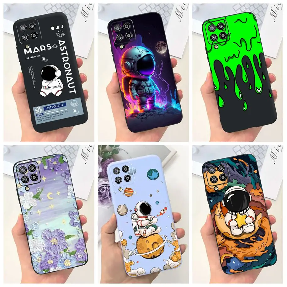 For Samsung Galaxy A22 4G Case SM-A225F Soft Silicone Protective Cover For Samsung Galaxy A22 5G SM-A226B Bumper A 22 Phone Case