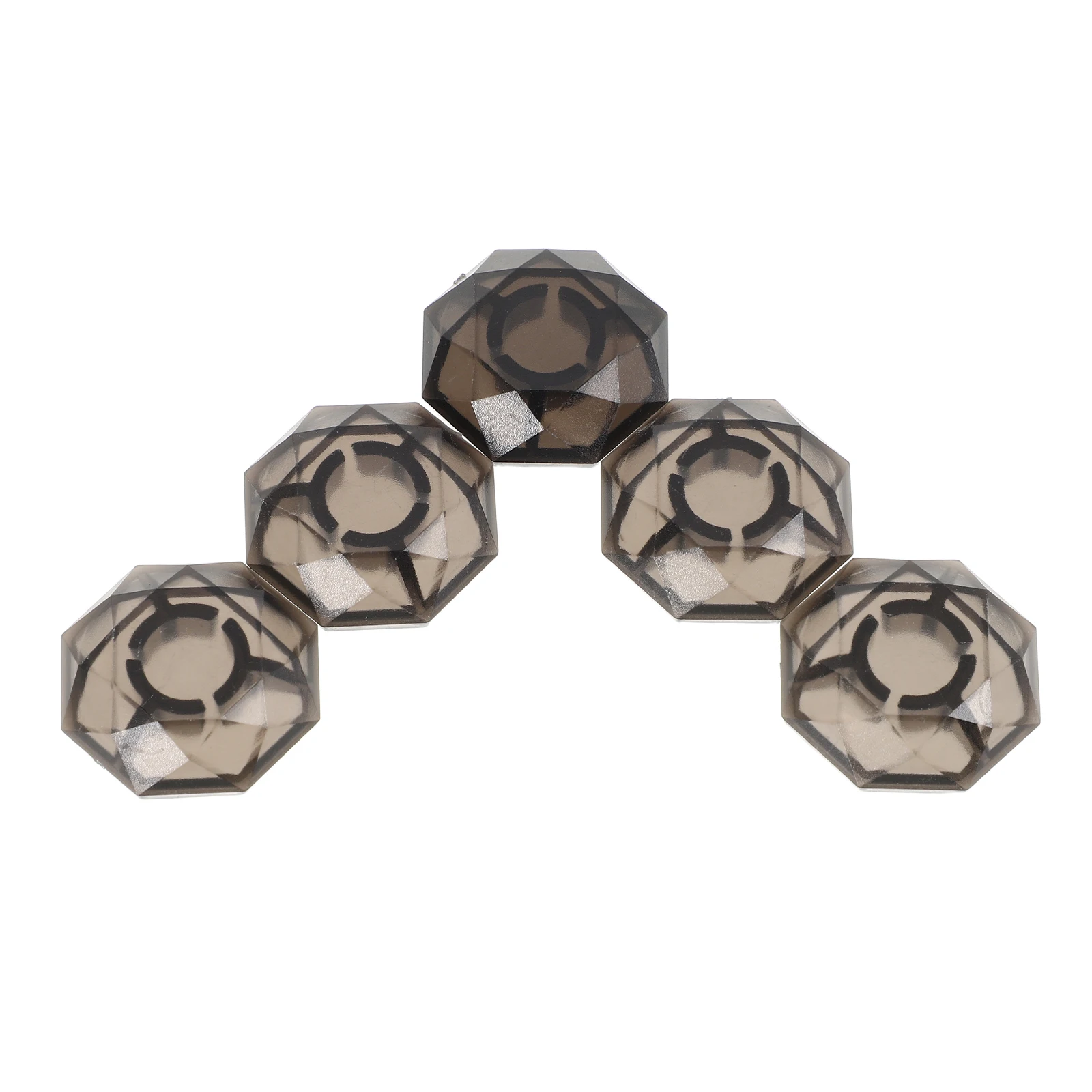 

5 Pcs Stepping on The Nail Cap Guitar Effect Footswitch Cover Topper for Pedal Toppers Plastic Pedals