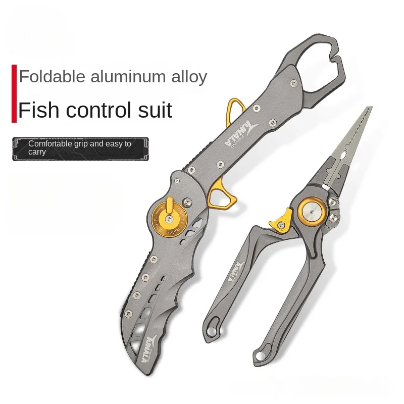 Multifunctional Lure pliers, can be used for fishing, camping, outdoor adventure, fish catching pliers, hook control fish clips.