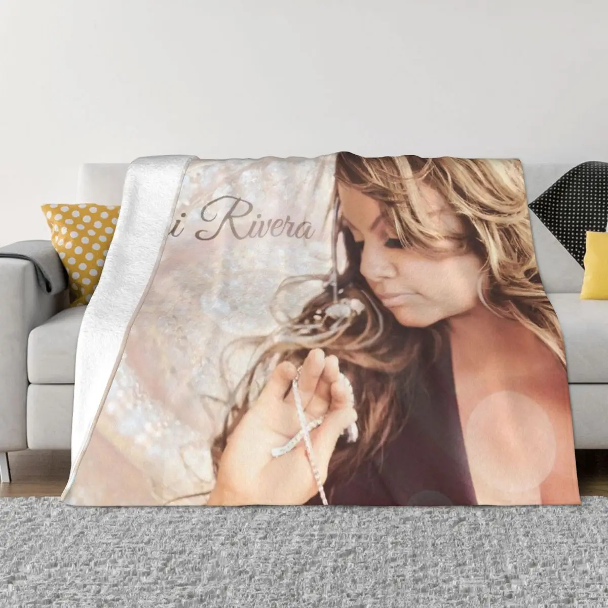 Jenni Rivera Latin Singer Blankets Flannel Summer Multifunction Lightweight Throw Blanket for Home Couch Bedding Throws