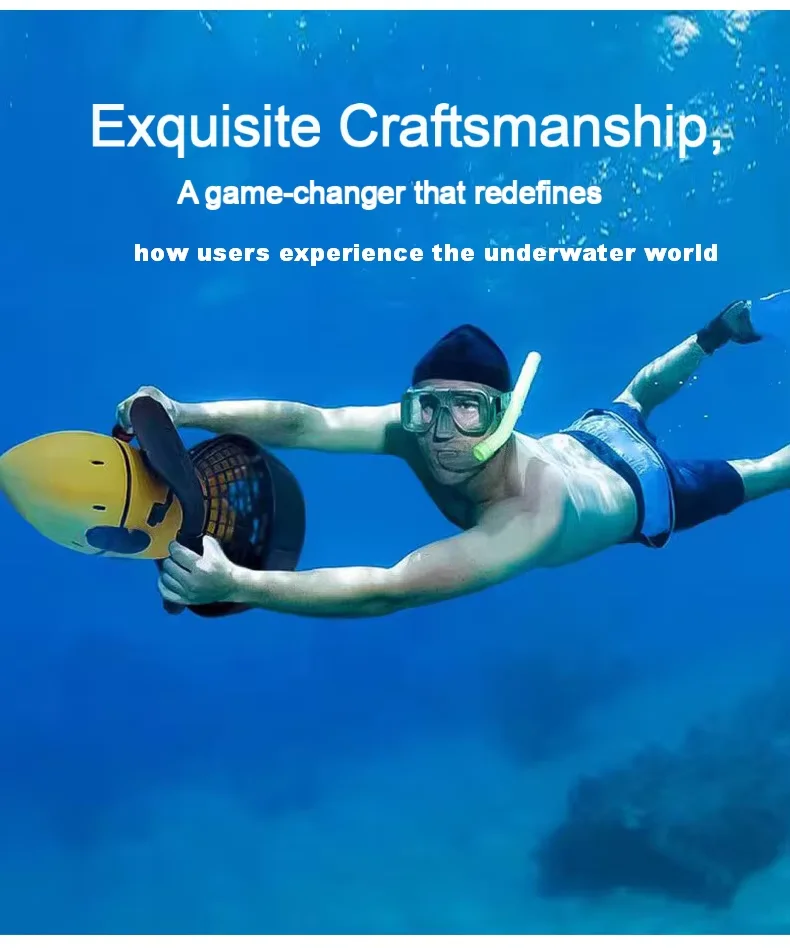 

500W Two Speed Electric Underwater Scooter Water Propeller Diving Equipment Underwater Bike Suitable For Marine Pool Sports