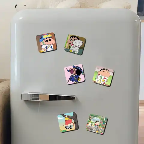 C-crayon S-Shin Cute Chan-S Refrigerator Magnets Fridge Magnets Cartoon Animal Magnets For Refrigerator Decor Funny Magnetic