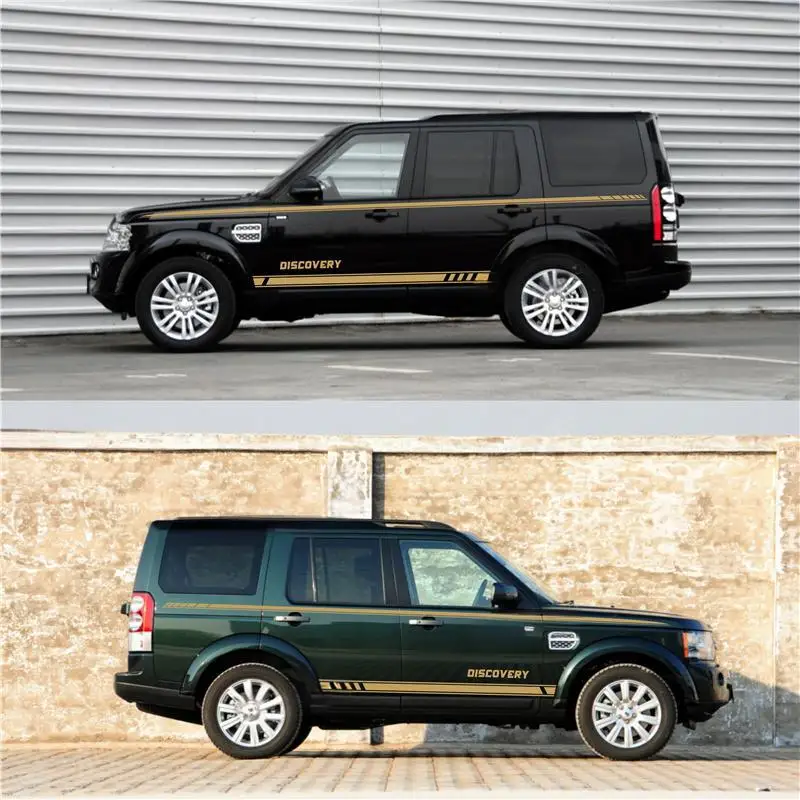 

Car Stickers For Land Rover Discovery 3 LR3 Car Accessories For Discovery 4 LR4 2004-2016 Accessories Waistline Color Stripes