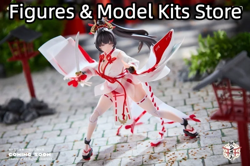 

Коллекционная фигурка Sushing Battle Witch Sakura Platycodon 1/12, статуэтка, украшение для стола