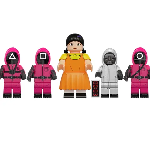 17 st nya Squid Game3 Anime Tecknad TV Klossar Leksaksdockor Byggstenar Montera Leksaker Modell Barn Julklappar 12 best sales Lego Thailand-palatset - №7
