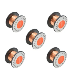 5Pcs/1Pcs 0.1mm Copper Link Wire 11.5m Soldering Wire Maintenance Jump Line Enamelled Wire PCB Solder Repair Tool Hookup Wire