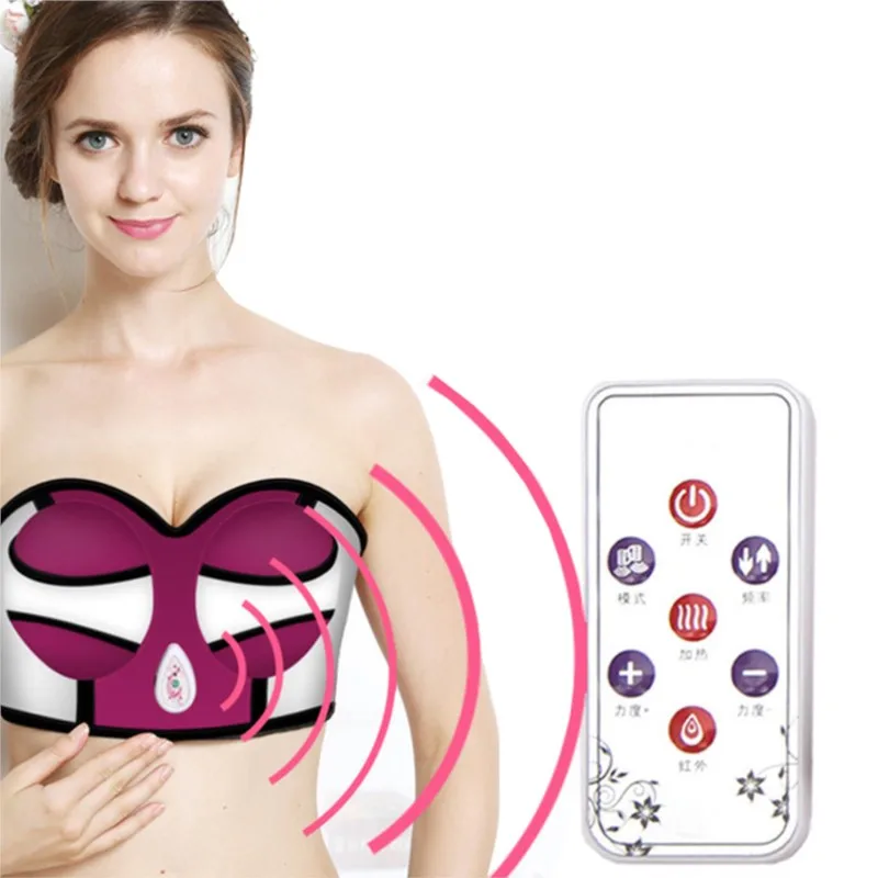 Enhancement massage Bra Growth Enlargement Charging Chest Breast Massager BraBra Far Infrared Heating Breast Cup Lift Up Chest