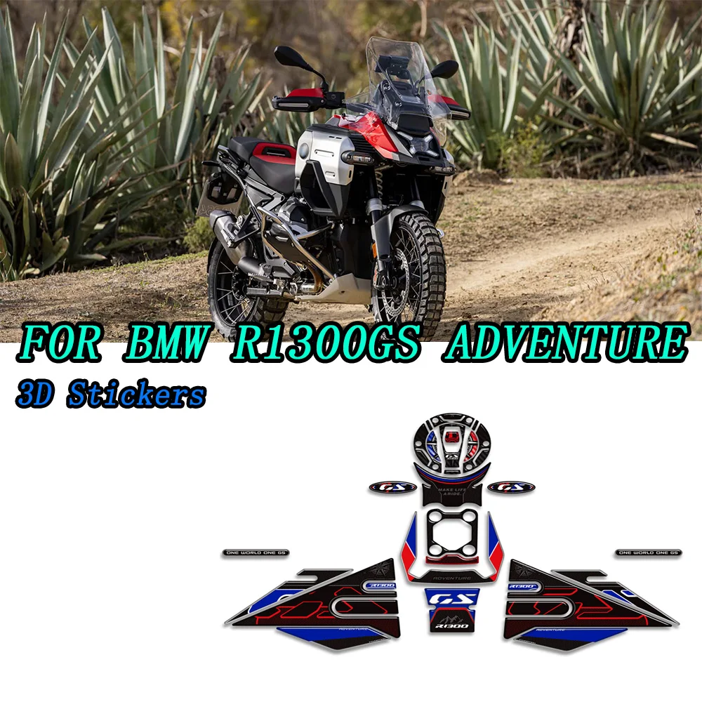 Motorcycle Fuel Tank Pad Sticker Decals For BMW R1300GS R1300GSA R1300 GS GSA Adventure  BMWR1300GS BMWR1300GSA adv 2024 2025