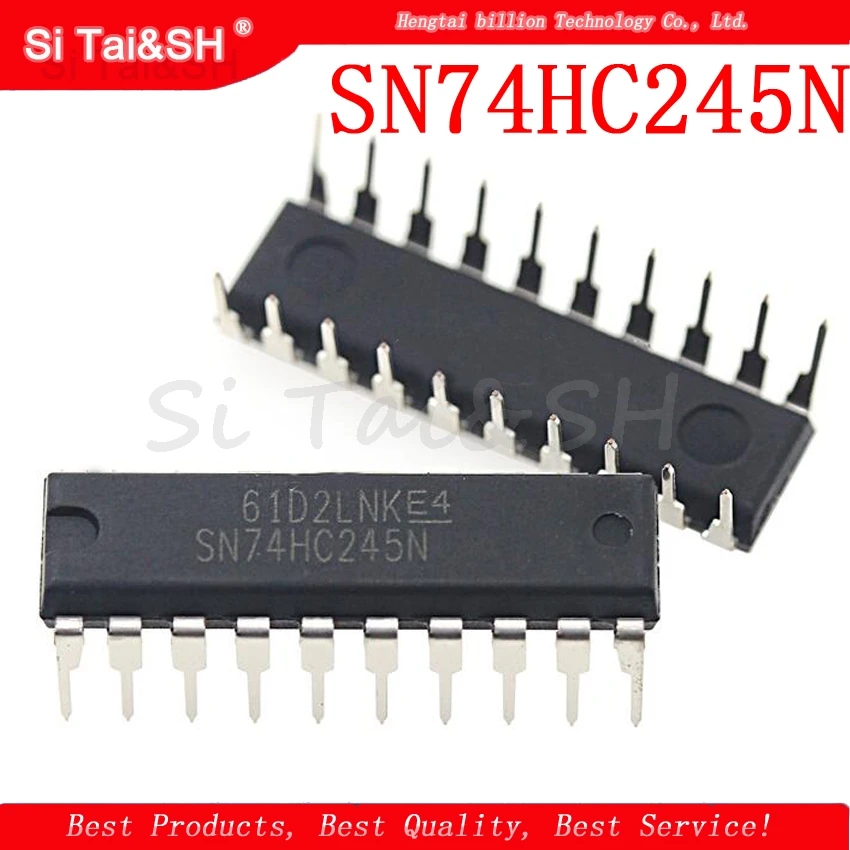 10PCS SN74HC245N DIP20 SN74HC245 DIP 74HC245N DIP-20 74HC245 new and original IC