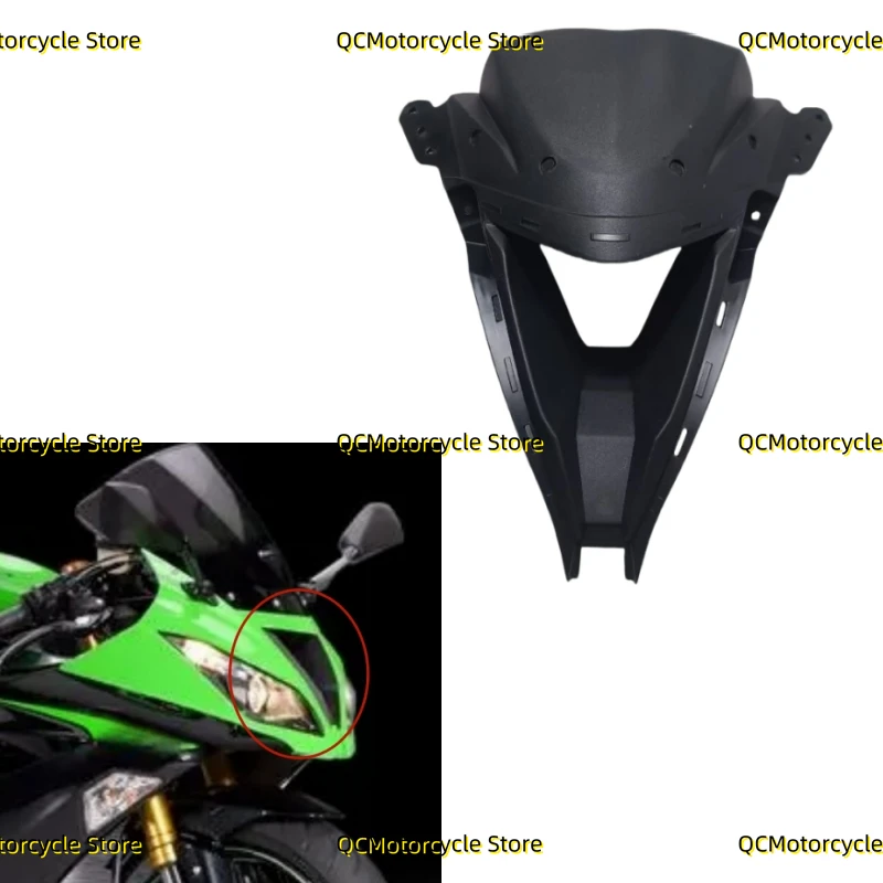 

Motorcycle Front Hood Center Cowl Fairing Hood Vent Fit for Kawasaki ZX-6R 636 ZX6R 2013 2014 2015 2016 2017 2018