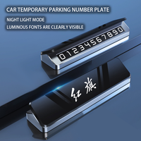 Car Metal Mobile Phone Number Temporary Parking Plate For HONGQI H3 H9 HS5 HS7 H5 H7 HS9 H5 HS3 EHS9 L9 L7 Accessories 2024 Logo