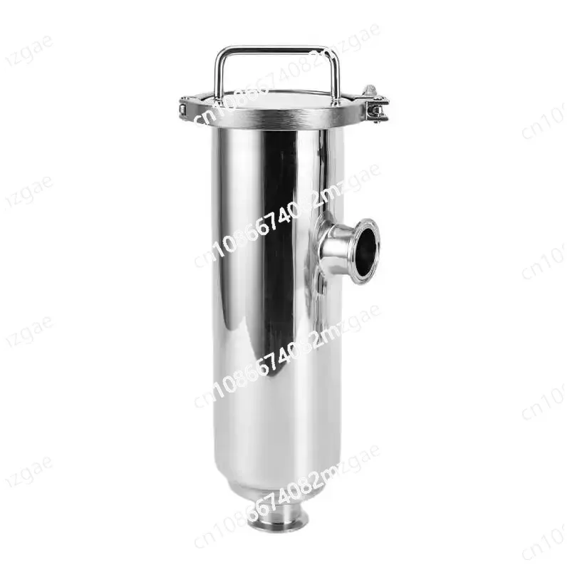 Stainless steel filter live-loading quick-loading angle filter Sanitary right-angle separation filter