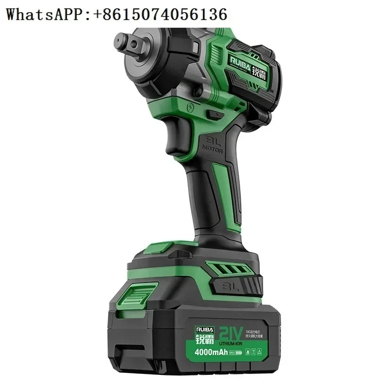 Ruiba RB-810 850N/M brushless electric cordless impact wrench torque handheld charging worker car repair and tire disassembly