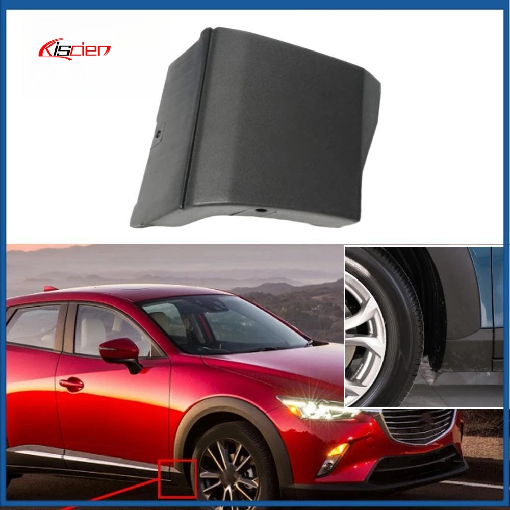 

Car Front Lower Fender Molding Trim Panel Cover 2 Clip Left/Right for Mazda CX-3 2016 2017 2018 2019 2020 2021 Primer Black ABS