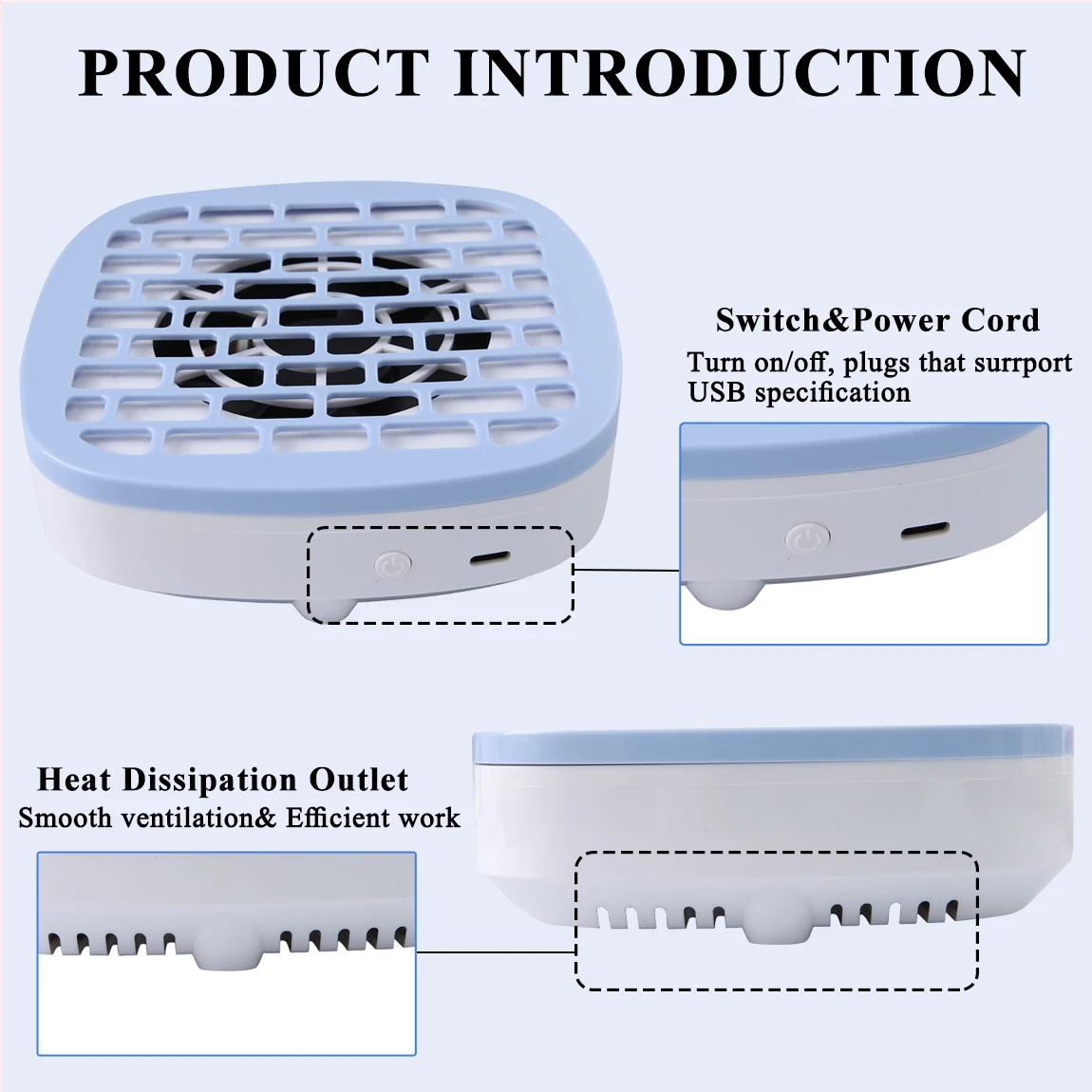 مروحة صغيرة لجامع غبار الأظافر لآلة الأظافر، مكنسة كهربائية قوية للأظافر مع معدات إزالة مرشح الورق للأظافر