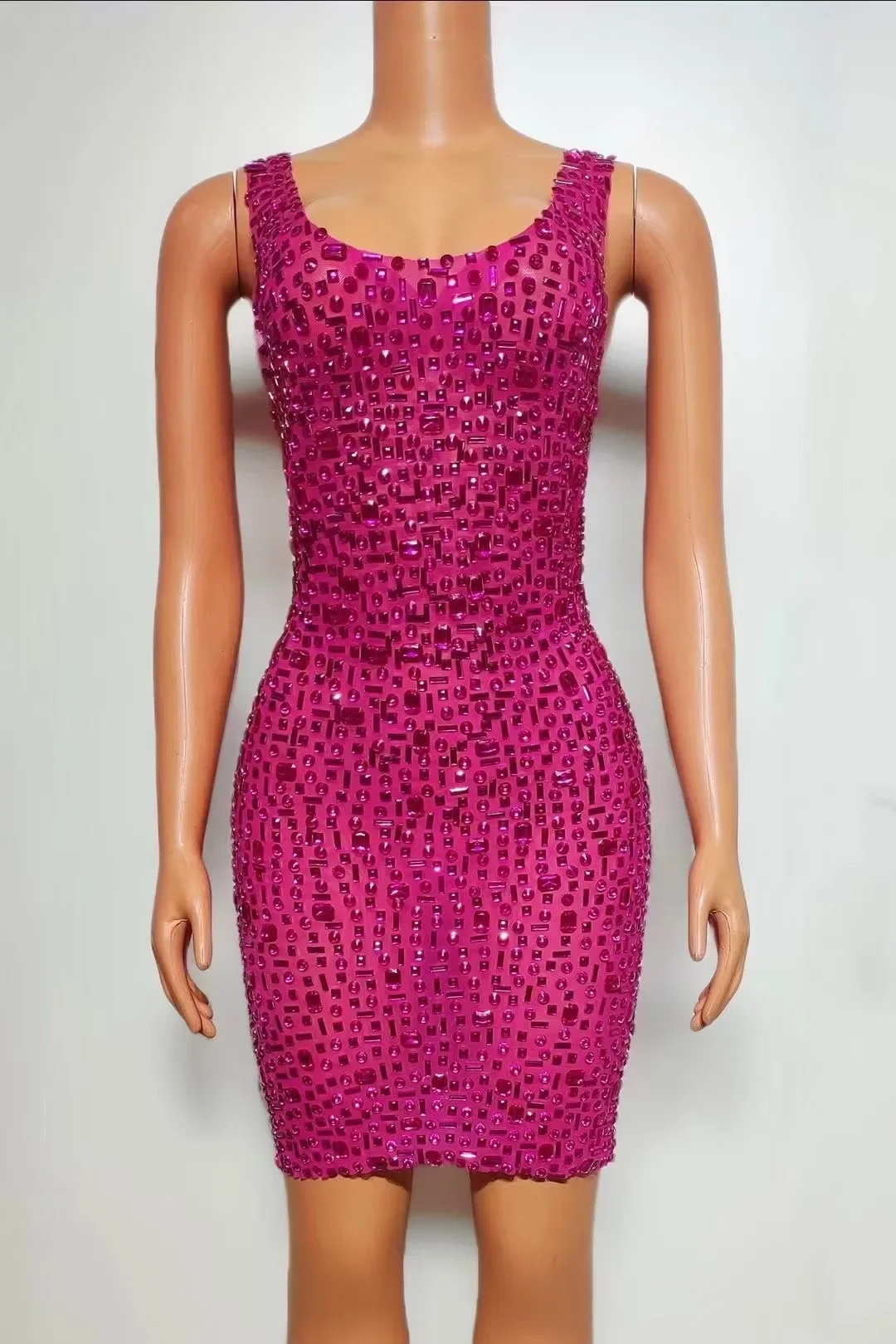 Vestido de cumpleaños de lujo con diamantes, vestido Sexy para discoteca, actuación en discoteca, ropa de escenario personalizada, vestidos elegantes para fiesta de noche y graduación