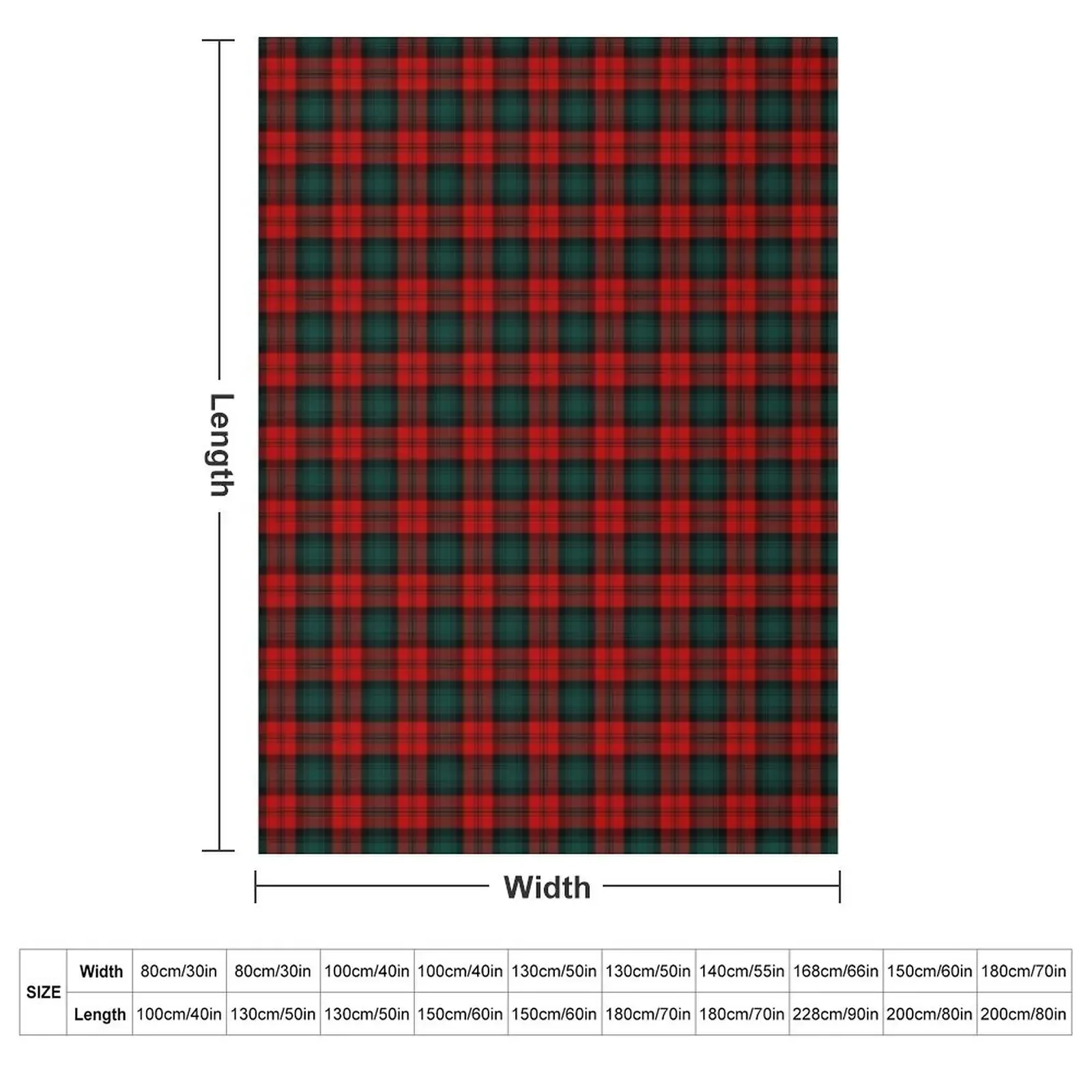 Clan Kerr Tartan Throw Blanket Cute decorative Blankets