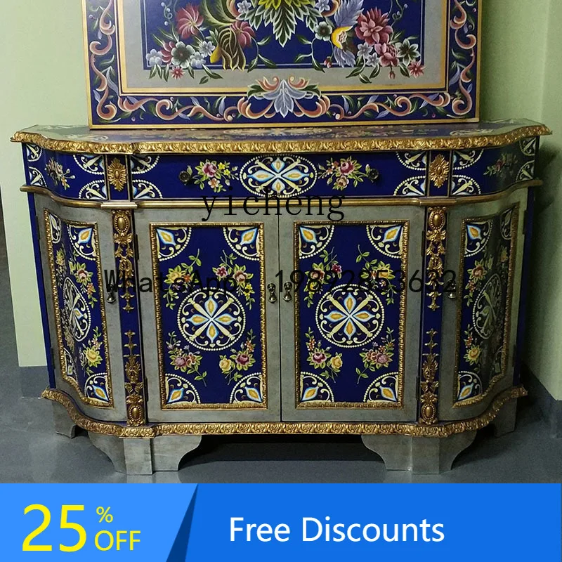 

facing the door to decorate the entrance cabinet, painted entrance hall, shoe cabinet, living room end view home decor