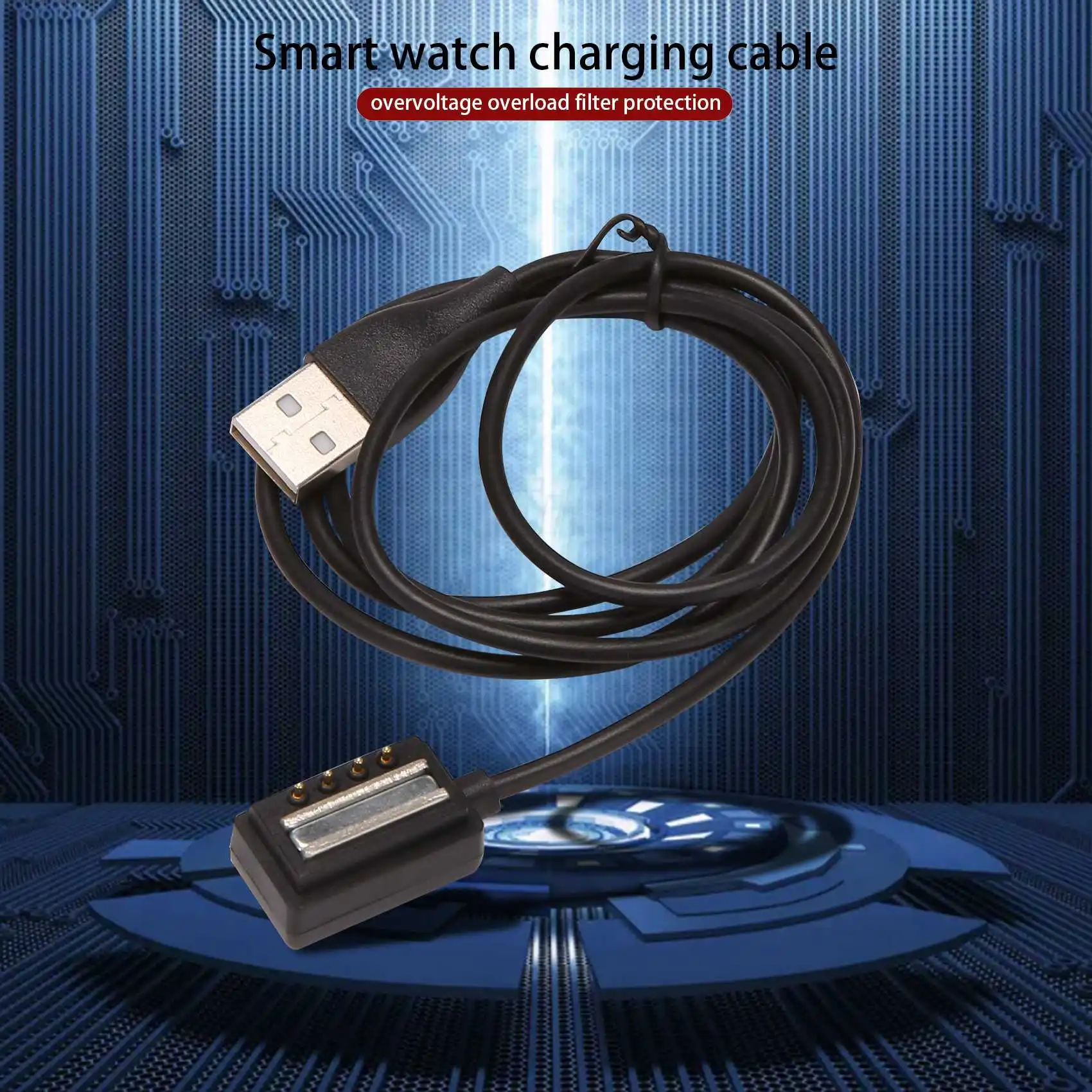 Magnetic USB Charging Power Cable For Suunto 9/ Spartan Ultra/Spartan Ultra HR/Spartan Sport/Spartan Sport HR (3.3ft/100 cm)