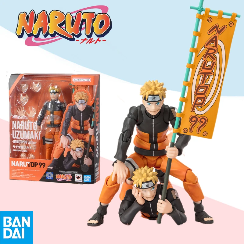 

Bandai Original BOX S.H.Figuarts SHF NARUTO UZUMAKI NARUTOP99 EDITION action anime model kit finished toy gift for kids