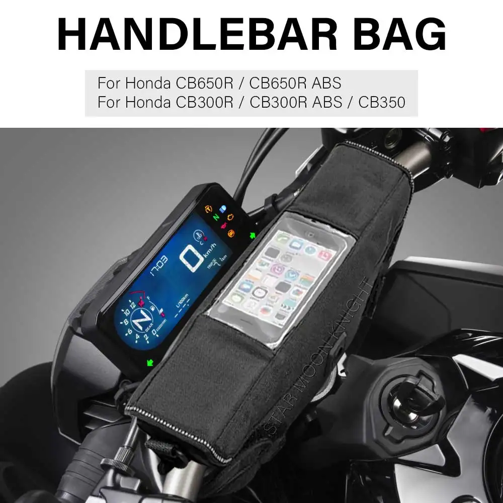 

CB 350 For Honda CB650R CB 650R CB350 CB300R ABS Motorcycle Handlebar Navigation Bag Storage Waterproof bag ToolKit